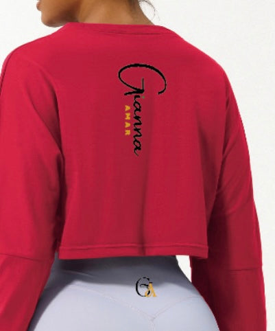 Cottony Long-Sleeve Athleisure Top - G.AmarFitGear