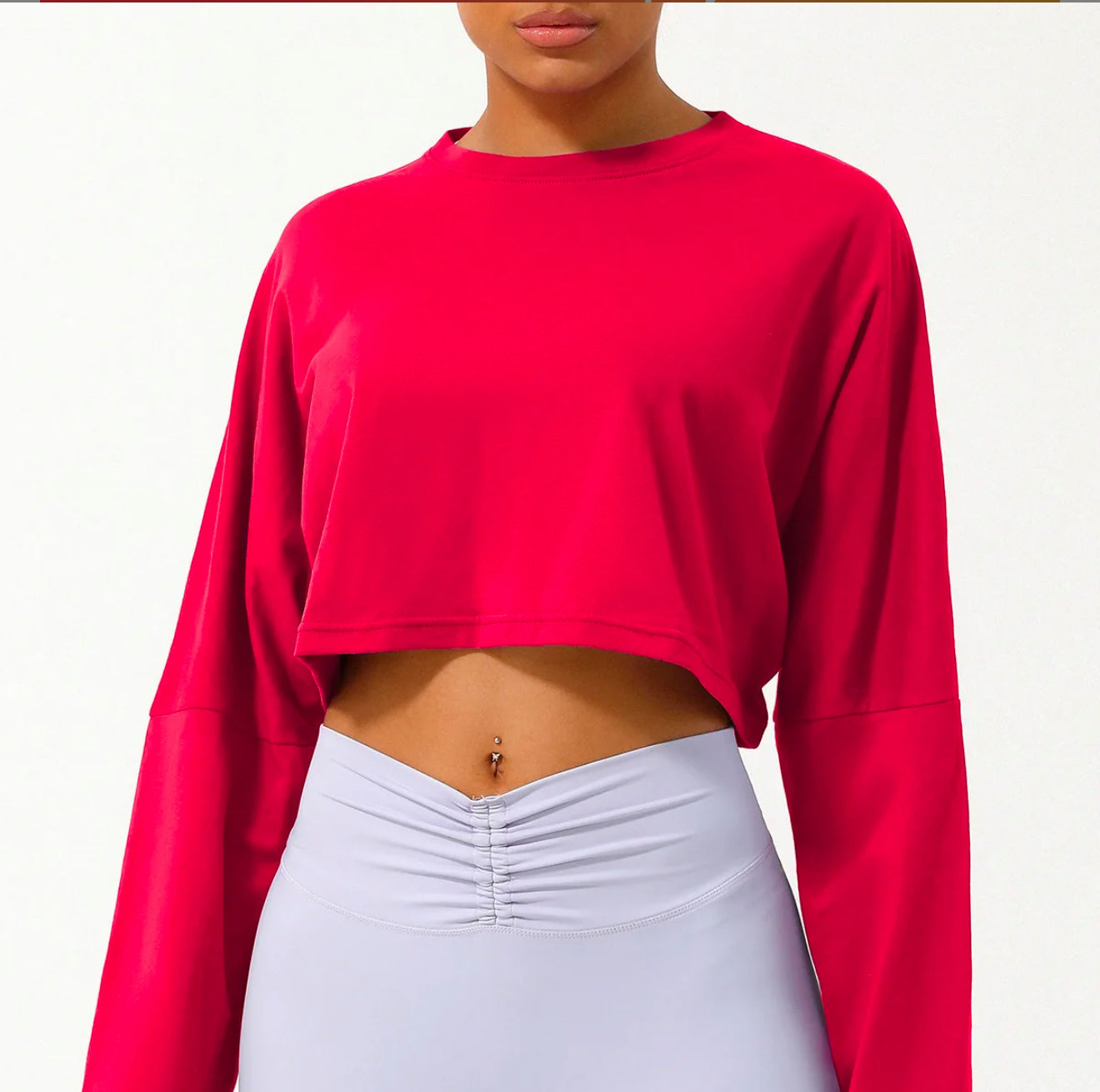 Cottony Long-Sleeve Athleisure Top - G.AmarFitGear