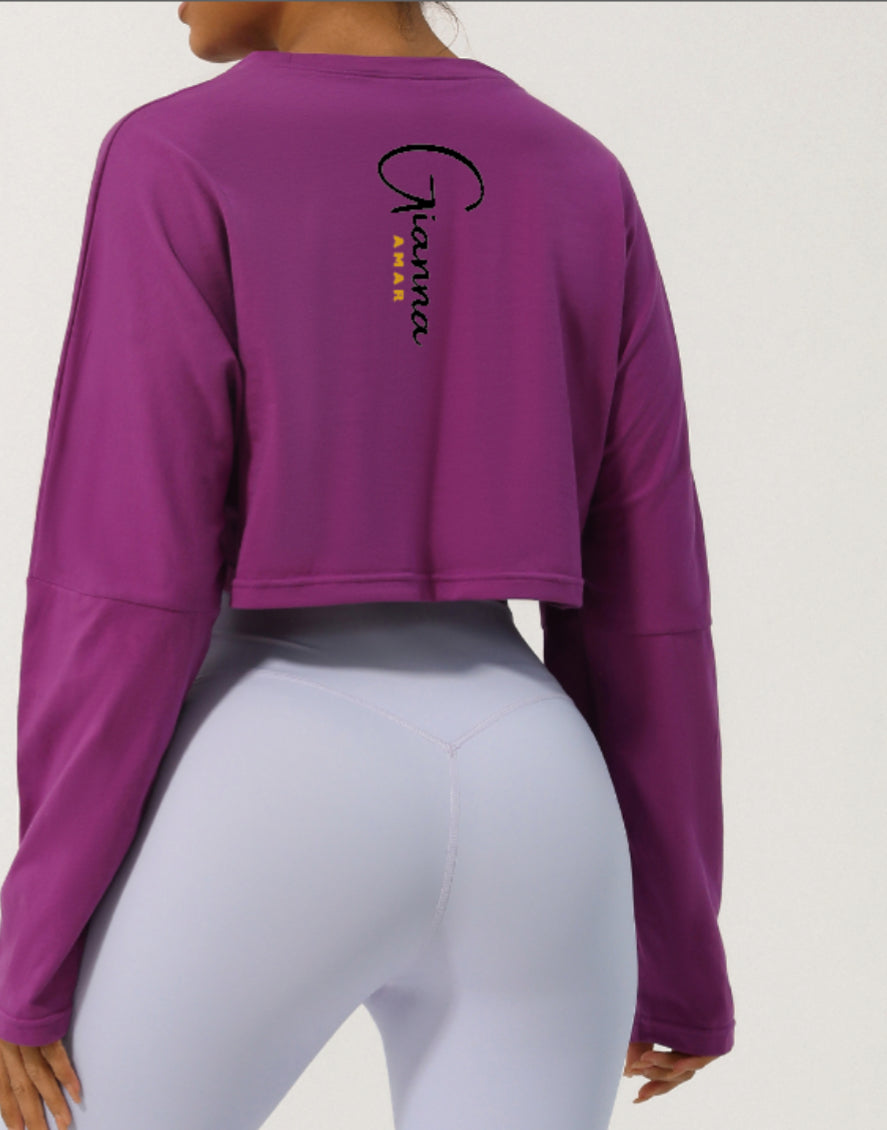 Cottony Long-Sleeve Athleisure Top - G.AmarFitGear