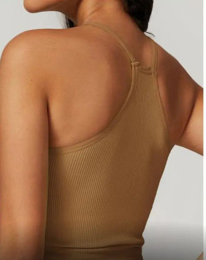 Round-neck Racerback Halter Top G.AmarFitGear